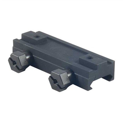 Sinclair Benchrest Adapter provides a stable shooting surface, featuring an anodized aluminum base with twin runners for smooth recoil management on Picatinny rails.
