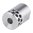 BROWNELLS SHORT MUZZLE BRAKE 22 CALIBER 1/2-28 SS SILVER