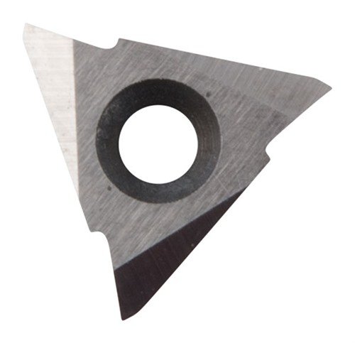 Vložky z rychlořezné oceli AISI T-15 excelují při pomalých rychlostech, poskytují skvělý povrch a odolávají štěpení a lámání při obrábění extrémních materiálů.