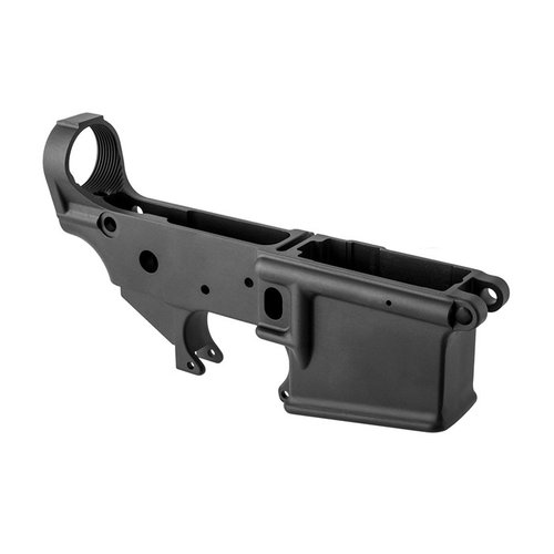 BRN-16A1 Lower Receiver, crafted from 7075 T6 aluminum, features authentic M16A1 profiles, perfect for retro builds and compatible with standard AR-15 components.