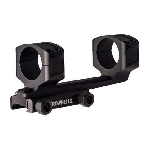 Brownells AR-15 Cantilever Scope Mount offers a secure, lightweight, and stable platform for 30mm scopes, ensuring optimal eye relief and zero retention.