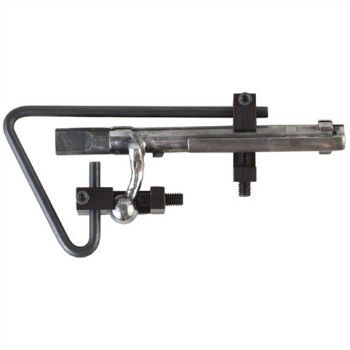 BOLT WELDING JIG ensures precise alignment and secure holding of bolts and knobs for welding, making the process easier and more efficient for gunsmiths.