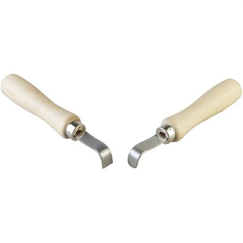 HARD FIT CURL SCRAPERS offer precise control for fine wood removal, ensuring a perfect fit without damaging the material, available in multiple sizes and styles.