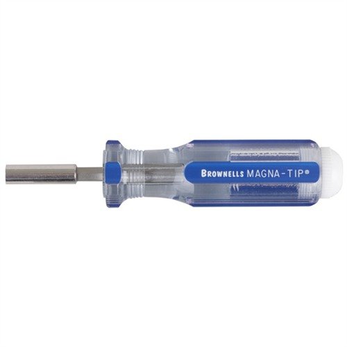 Brownells Magna-Tip® & Super Set Screwdriver Handles offer robust construction, magnetic features, and versatile designs for precise firearm maintenance tasks.
