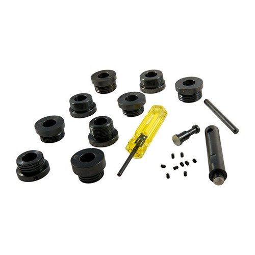 BOLT LAPPING TOOLS provide spring-loaded precision for lapping bolt lugs, ensuring a perfect fit with interchangeable sleeves for various actions.