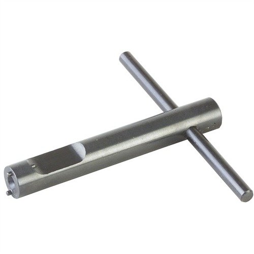 MAUSER 98 Cross Bolt Wrench is designed for fast removal of M-98 stock cross bolts, featuring correct pin spacing and durable tool steel construction.