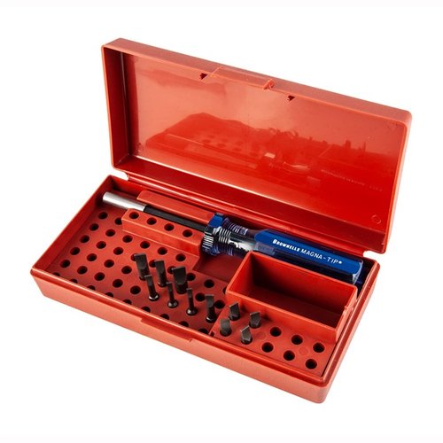 Brownells STANDARD MAGNA-TIP® SET #3 offers durable, ergonomic design with true hollow-ground bits for precise firearm maintenance and a comprehensive selection for versatility.