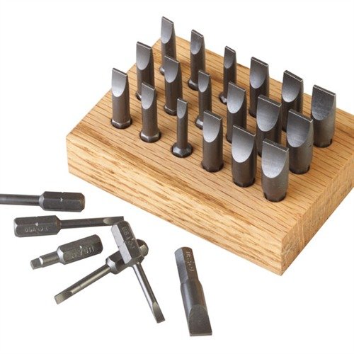 Brownells Magna-Tip® Update Set offers thicker, durable bits for enhanced strength, versatile sizes for various screws, and organized storage for easy access.