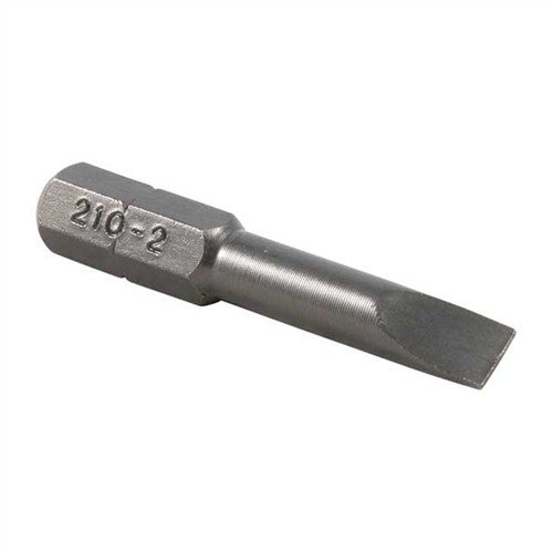 Brownells Magna-Tip Thin-Bit Set offers 18 precision-ground bits for extra-narrow screw slots, made from hardened steel, with organized storage for easy access.