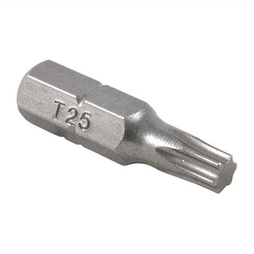 TORX® BITS T25 od BROWNELLS jsou ideální pro různé aplikace, včetně upevnění puškohledů, s délkou 1