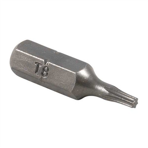 TORX® BITS T8 od BROWNELLS jsou ideální pro upevnění optiky a dalších zařízení. Sada obsahuje 10 bitů s 1