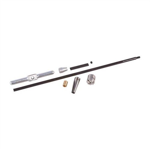 Sada INTERMEDIATE Chamfering Kit od BROWNELLS s Cutterem .687" a pilotem pro dokonalé bezchatterové zkosení, eliminuje rozptyl střeliva.