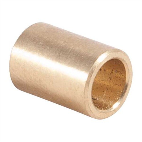 Removable brass pilots for .38 caliber ensure precise centering of the Chamfer Tool Extension Rod, eliminating cutter runout while allowing smooth cutting and chip removal.