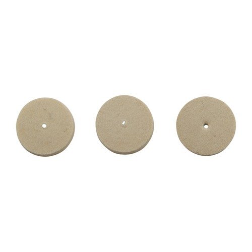 FELT BOB REFILL PAKS include three unmounted felt bobs, ideal for polishing odd shapes and hard-to-reach areas with 1/8