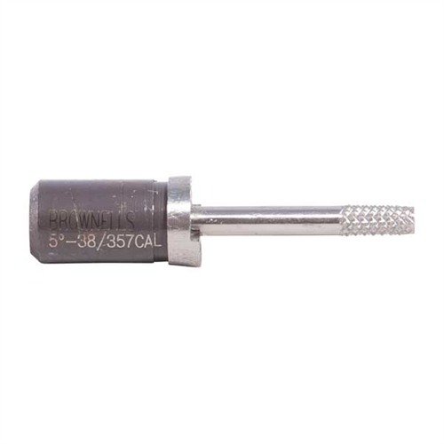 Precision-ground Barrel Chamfering Plug Gauges ensure maximum accuracy in .38/.357 calibers, diagnosing issues and guiding optimal throat diameters effortlessly.