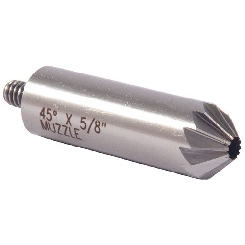 Získejte přesnost a spolehlivost s 45° CHAMFER CUTTERS od BROWNELLS, ideální pro úpravu muzzlu a chamber mouths revolverů pro bezproblémové nabíjení.