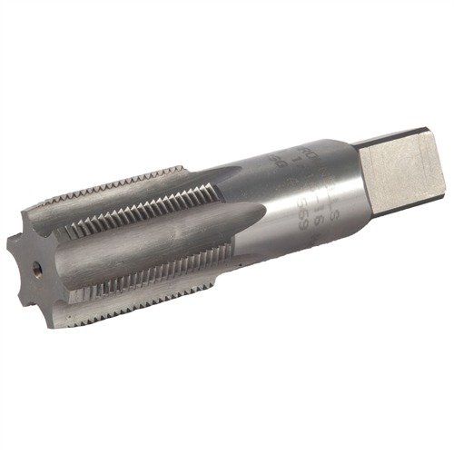 Brownells Barrel/Receiver Taps restore damaged threads with high-speed steel durability, ensuring precise installation for various firearm models.