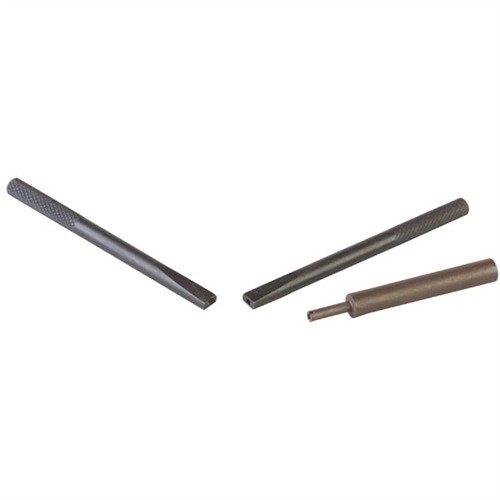 REMINGTON 870 Deluxe Staking Kit simplifies fitting the ejector spring and housing with precision punches and a rivet cutter for efficient re-peening.