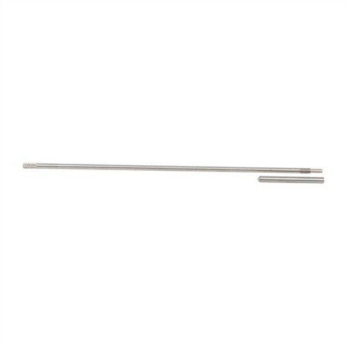 REVOLVER RANGE RODS ensure perfect barrel and cylinder alignment for accuracy, featuring interchangeable heads for various calibers and a durable design for professional use.