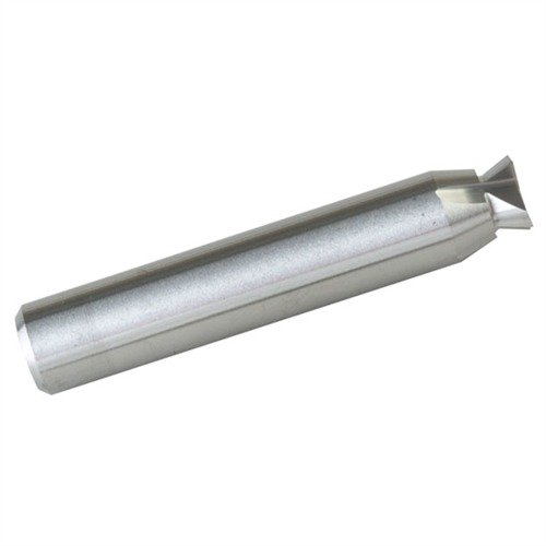 HEINIE REAR SIGHT CUTTER cuts .370 x 65° dovetails for Heinie sights with solid carbide, ensuring durability and minimal wear on the hardest slides.