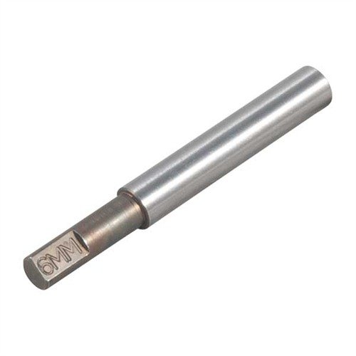 Hardened steel pilot ensures accurate centering of Facing and Chamfering cutters, providing long-lasting durability for precise gunsmithing work.