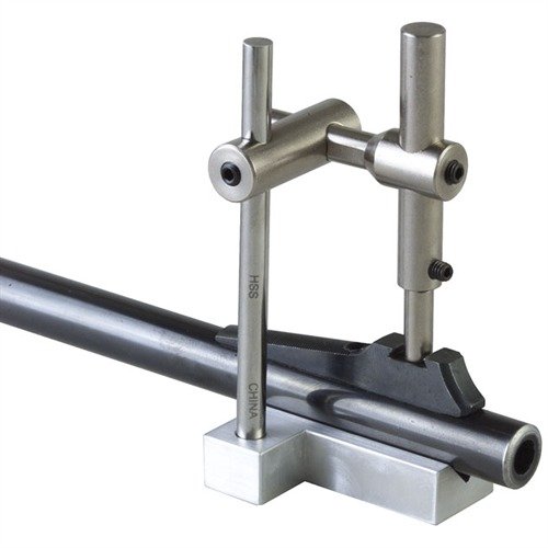 RAMP SOLDERING JIG keeps ramps and .45 sights secure with spring pressure, adjustable height and angle, and offers excellent torch clearance for precise soldering.