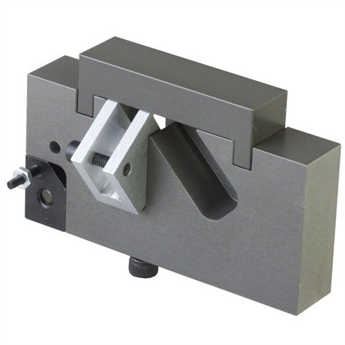BOB MARVEL 1911 AUTO SEAR & HAMMER JIG ensures precise 90° cuts for match-quality let-off, holding both sear and hammer securely for optimal results.