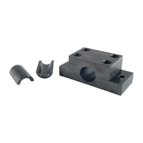 Brownells Barrel Vise ensures a secure grip for even the tightest barrels, featuring durable steel construction and versatile bushings for all gunsmithing needs.