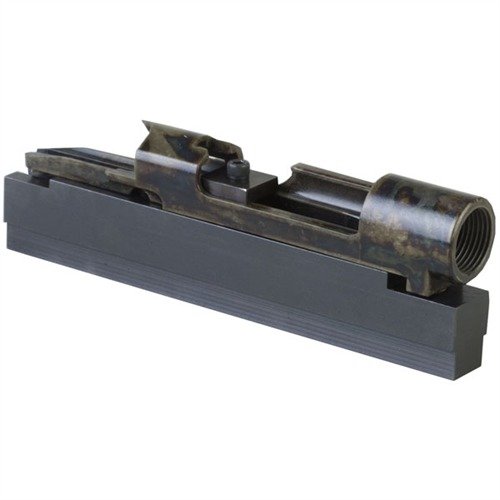 MAUSER RECEIVER HOLDING FIXTURE securely clamps Mauser 98 receivers, providing stable access for drilling, tapping, and modifications without damage.