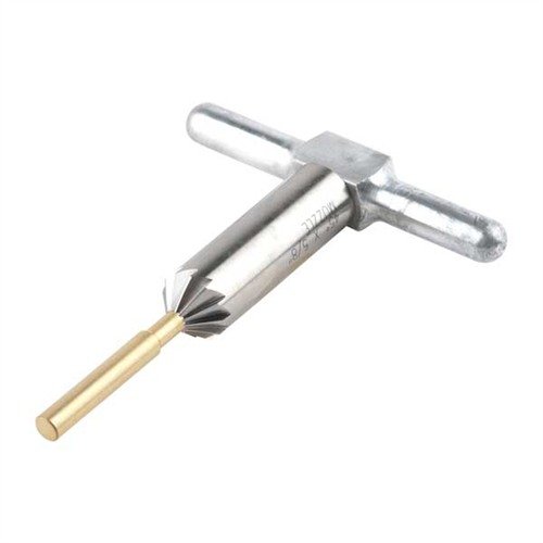 Sada 12-flétových chamferů pro úpravu ústí hlavně zajišťuje hladké a bez vibrací řezání, chrání jemné drážkování a je ideální na střelnici.