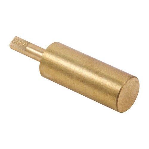 Hardened steel BRASS PILOTS ensure precise centering of Facing and Chamfering cutters, offering durability for years of reliable gunsmithing.