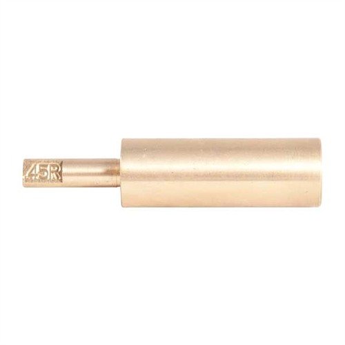 BRASS PILOTS, .45 MUZZLE BRASS PILOT ensures precise cutter alignment in the bore, made from hardened steel for long-lasting wear resistance.