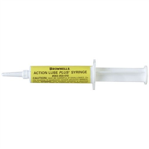 ACTION LUBE PLUS® SYRINGE offers superior lubrication with a synthetic blend and molybdenum disulfide, ensuring precise application in hard-to-reach areas.