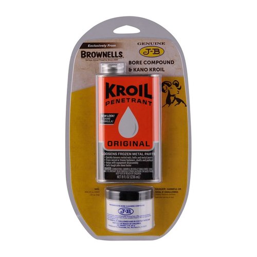 J-B® Bore Compound & Kroil Kit offers ultimate bore cleaning, removing stubborn fouling and providing rust protection for enhanced accuracy and performance.