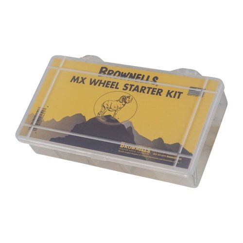 MX Finishing Wheels are durable, non-loading, and ideal for polishing and shaping aluminum and brass; the Starter Kit includes various grits for versatile use.