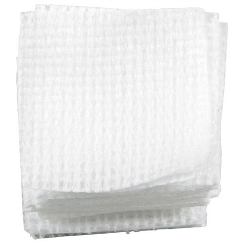 SQUARE CROSS-LOCK PATCHES offer aggressive scrubbing with a coarse weave and smooth application for solvents, made from a super-absorbent cotton blend.