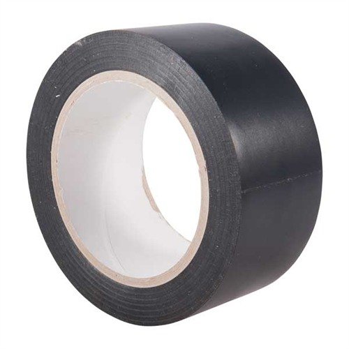 Extra-heavy duty PVC tape protects polished surfaces during abrasive blasting, adhering firmly under high pressure and cutting easily with a knife.