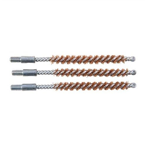 DOUBLE-TUFF™ BORE BRUSH features extra-thick phosphor bronze bristles for tough scrubbing, ensuring a clean bore without scratches, ideal for rifles, pistols, and shotguns.