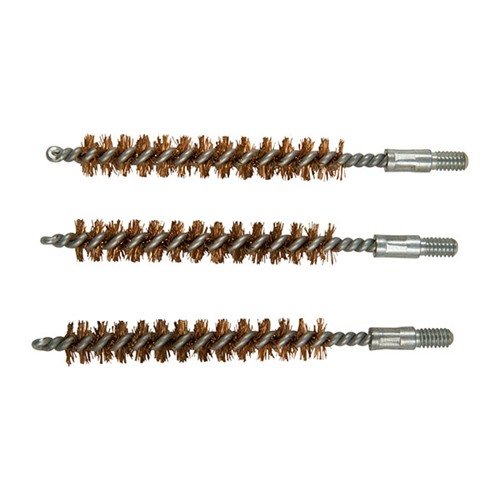 DOUBLE-TUFF™ BORE BRUSH features extra-thick phosphor bronze bristles for effective cleaning of leaded and fouled bores in handguns, rifles, and shotguns.