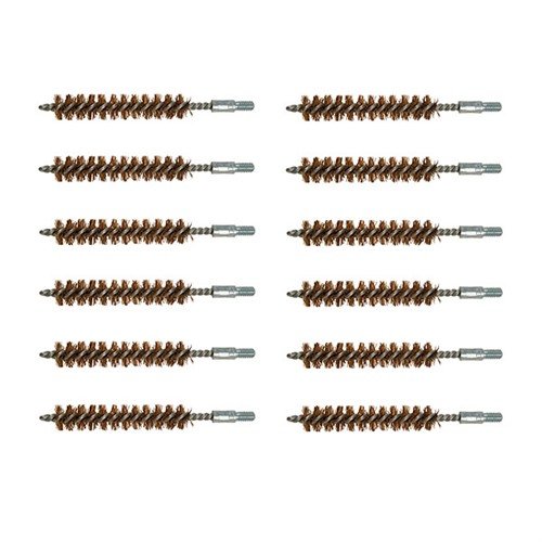 Extra-thick phosphor bronze bristles provide powerful scrubbing for leaded and fouled bores, ensuring effective cleaning without scratching.