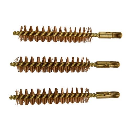 BEEFY Bore Brushes feature a durable design with 10-32 threads and phosphor bronze bristles, perfect for heavy-duty cleaning of large-bore rifles.