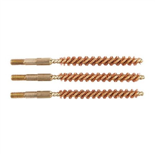 Naše Special Line Brass Bore Brush z fosforové bronzové štětiny a bezškrábacím mosazným držákem zajišťuje důkladné čištění bez poškrábání hlavně.