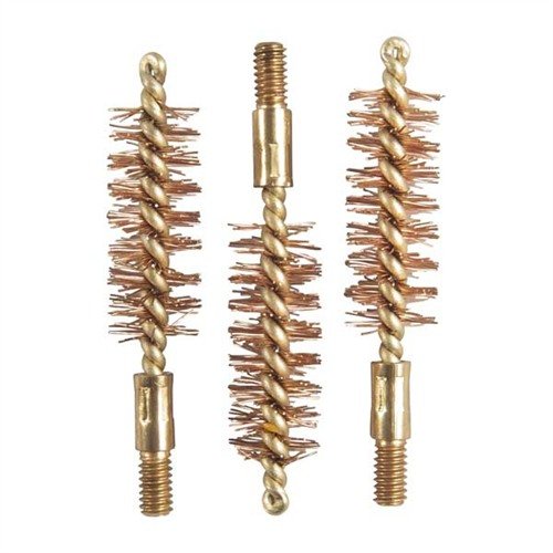 Special Line Double-Tuff Bore Brush features a brass shank and phosphor bronze bristles for tough scrubbing, ensuring effective cleaning for 10mm/.40 caliber pistols.