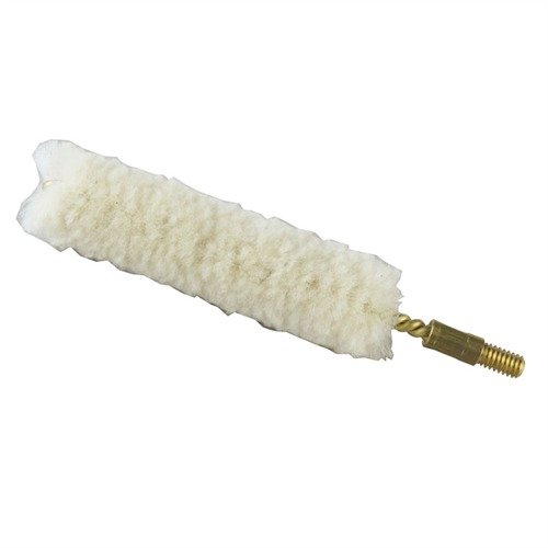 Wool Bore Mops ensure thorough cleaning with virgin wool that holds ample bore cleaner, conforming to rifling grooves without scratching your firearm.