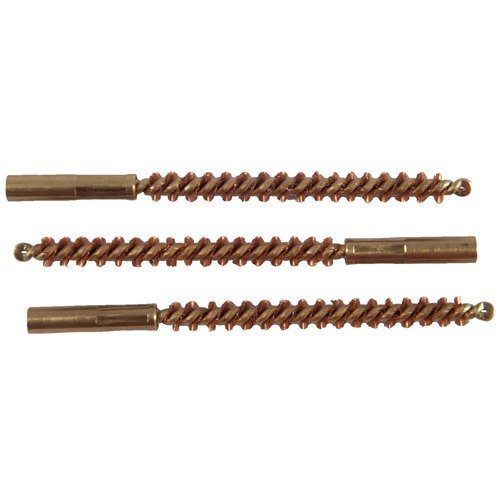 Special Line Dewey brushes thread directly onto rods, eliminating adapters. Durable phosphor bronze bristles ensure thorough cleaning without scratching barrels.