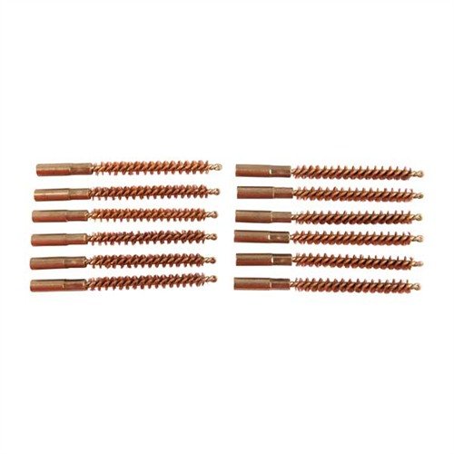 Special Line Dewey brushes easily thread onto Dewey rods, featuring durable phosphor bronze bristles and a scratch-free brass shank for effective barrel cleaning.
