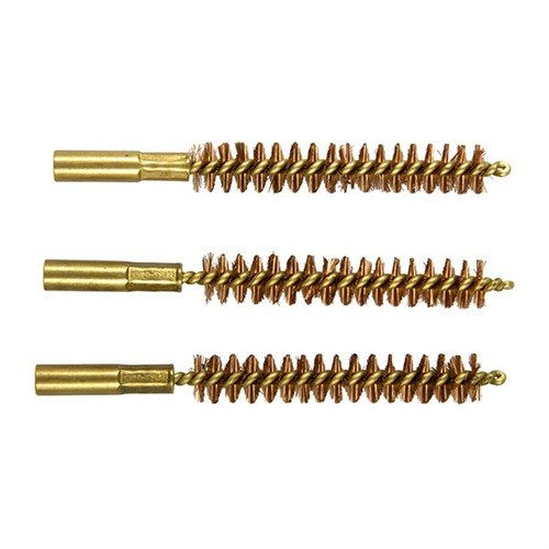 Special Line Dewey brushes thread directly onto rods for easy use, featuring durable phosphor bronze bristles and a scratch-free brass shank for optimal cleaning.
