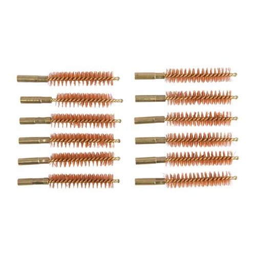 Special Line Dewey brushes easily thread onto rods, feature durable phosphor bronze bristles, and a brass shank to prevent barrel scratches for effective cleaning.