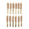 Dewey-Thread Handgun Bore Brushes eliminate adapters, feature durable phosphor bronze bristles, and a brass shank for scratch-free cleaning—perfect for 10mm/40 Cal.