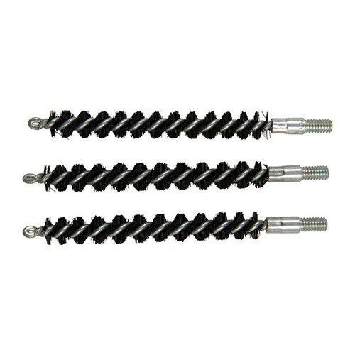 Nylon bore brushes from Brownells resist solvents, clean effectively without scratches, and feature durable one-piece steel shanks for reliable performance.